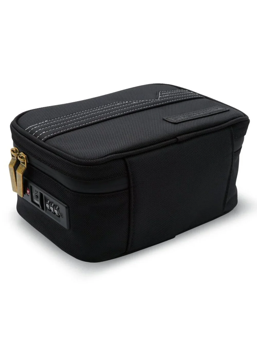 Stash Pack Black Storage Case TSA Combination Portable Lock Bag Odor Resistant